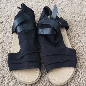 Black sandals